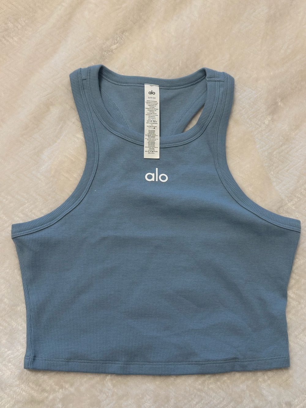 ALO Aspire Cropped Tank Size Small